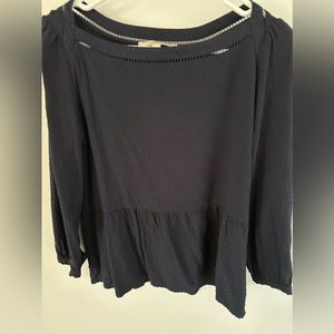 Loft size Small Navy Blue top